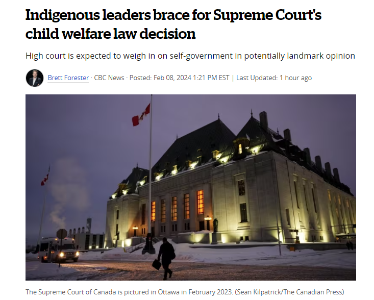 Indigenous leaders brace for Supreme Court's child welfare law decision ...
